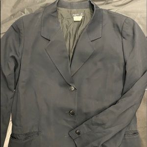 AGNES B. black light cotton coat